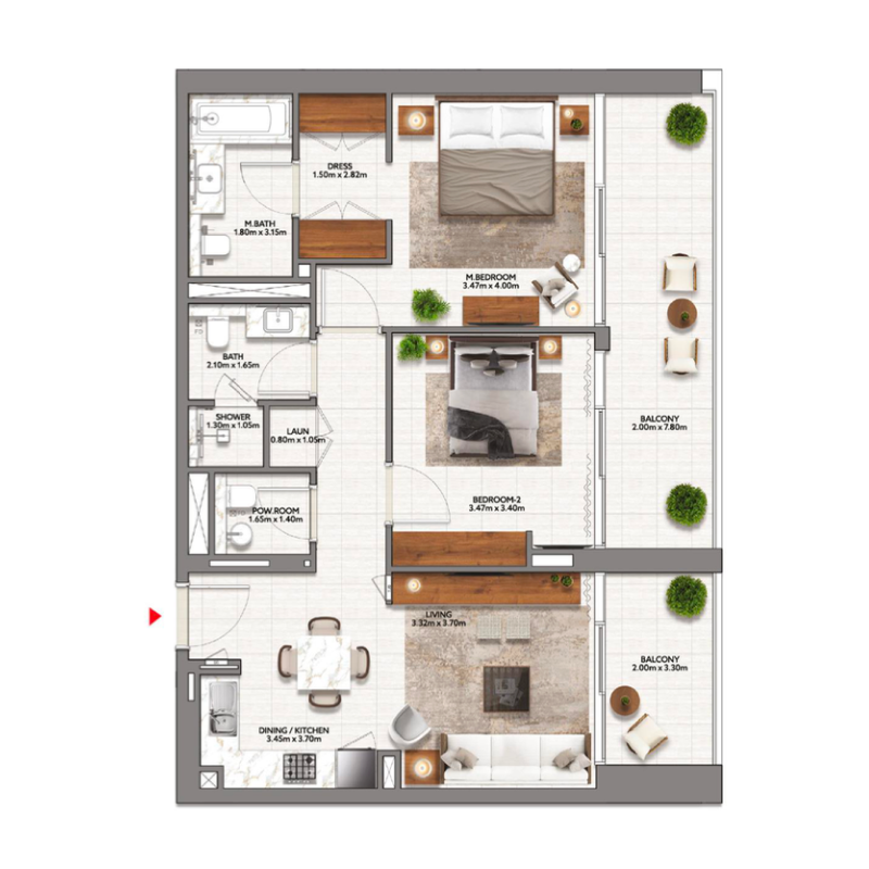 Apartments plan
