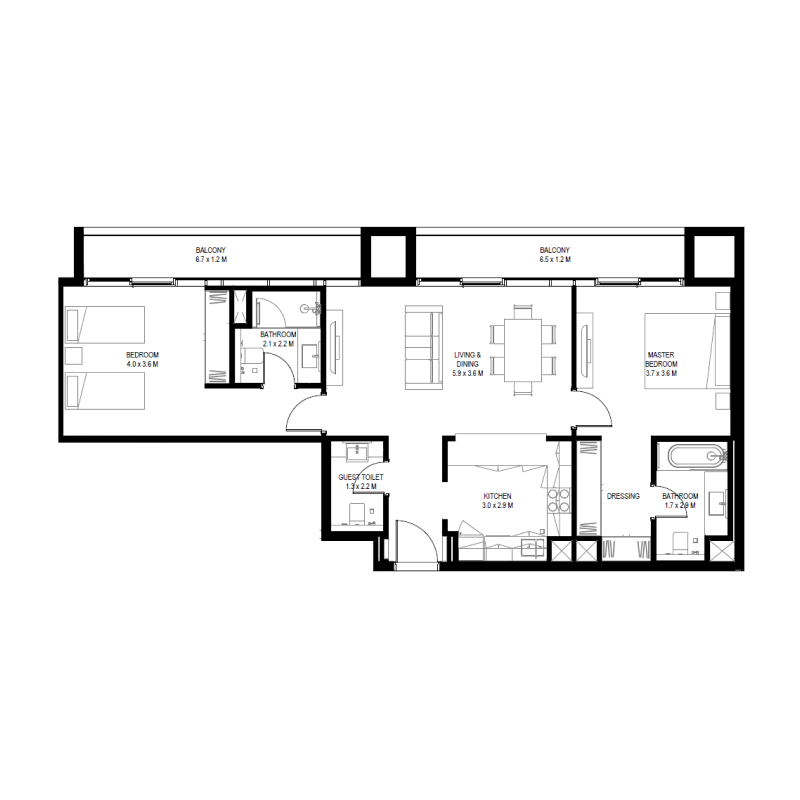 Apartments plan