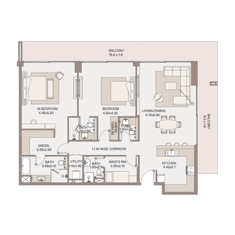 Apartments plan