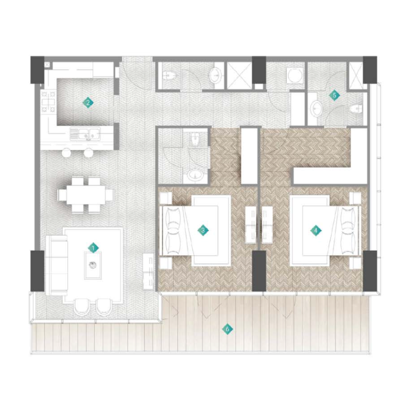 Apartments plan