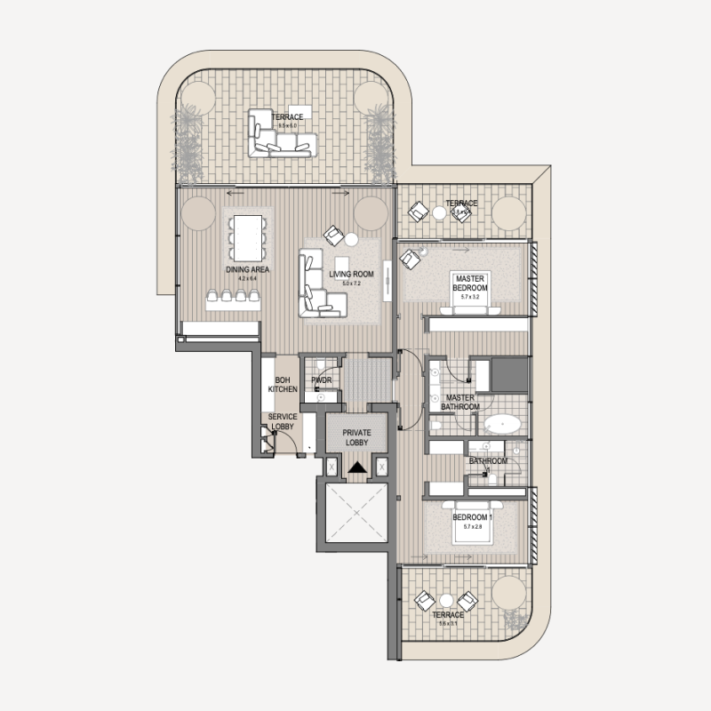 Apartments plan