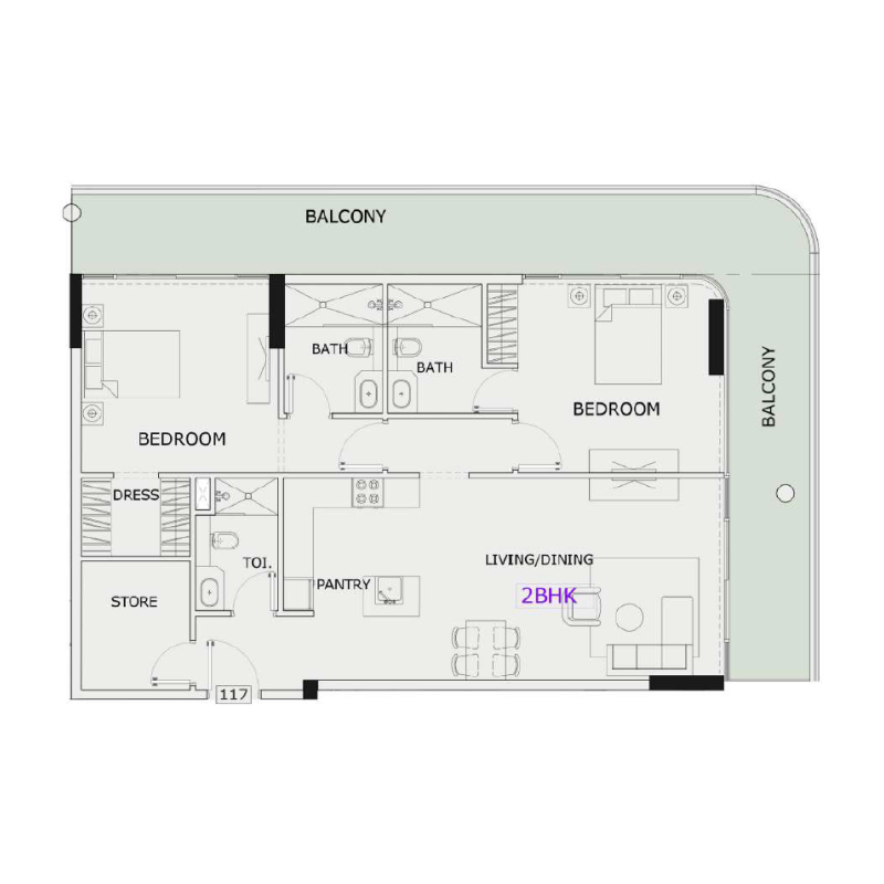 Apartments plan