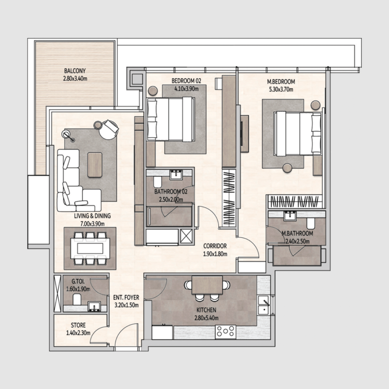 Apartments plan