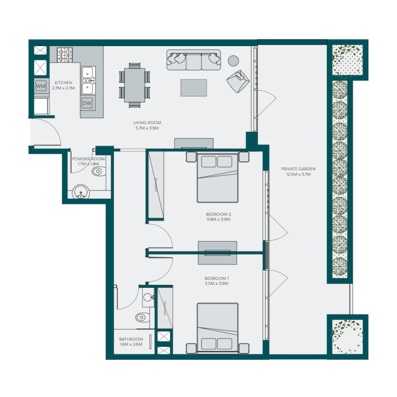 Apartments plan