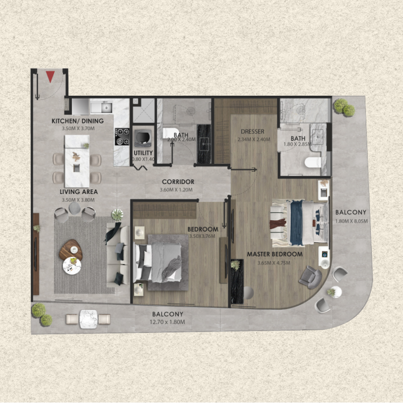 Apartments plan