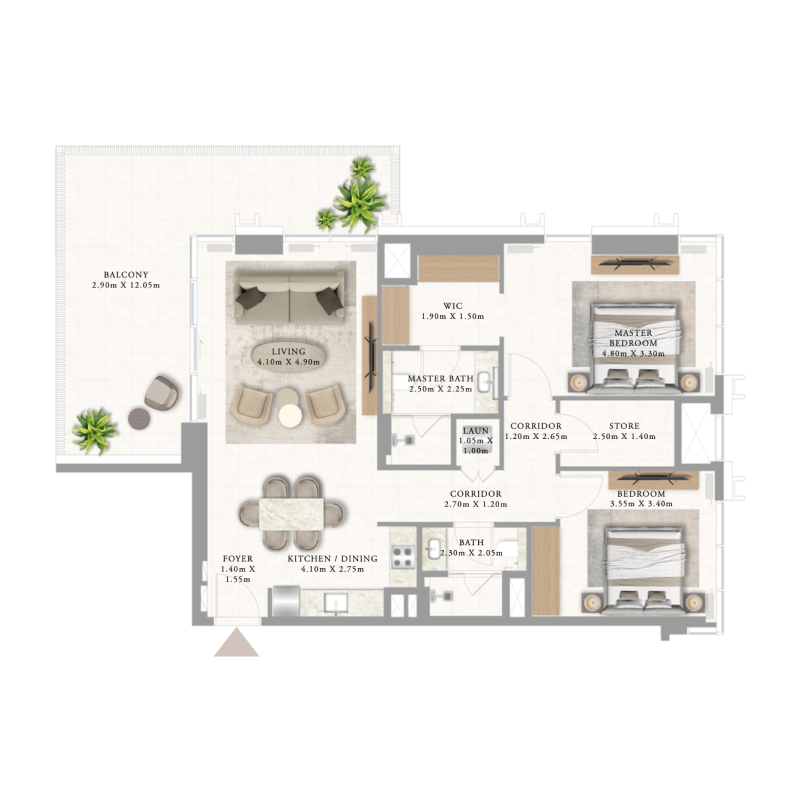 Apartments plan