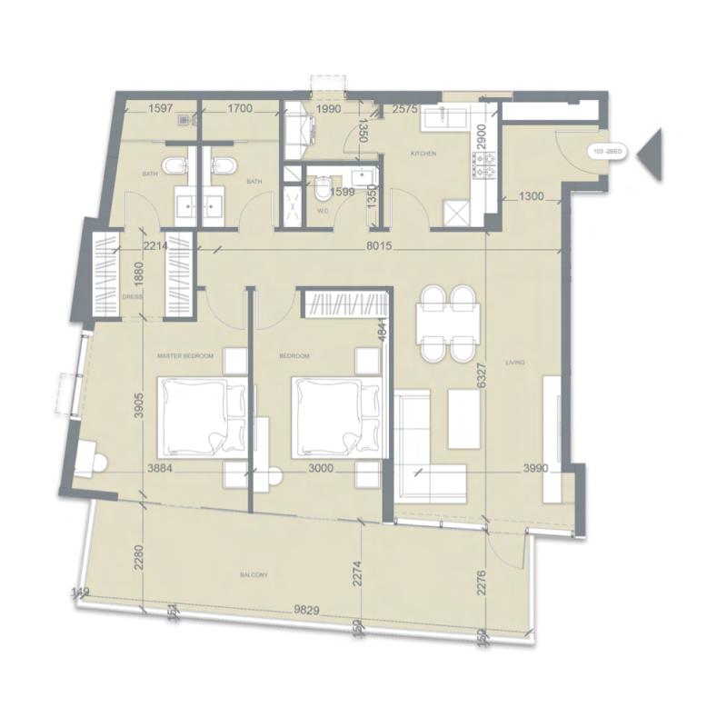 Apartments plan