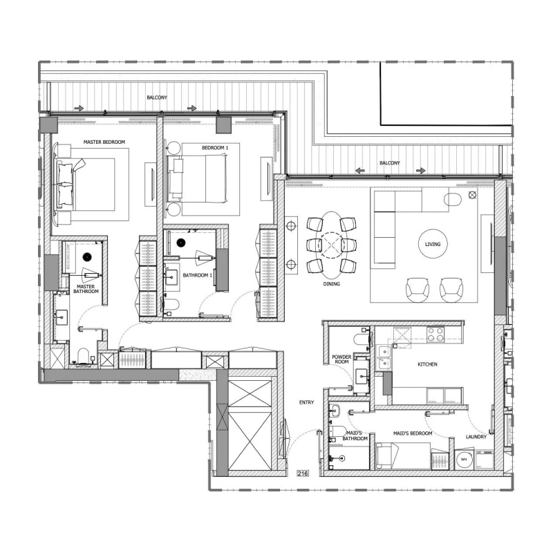 Apartments plan