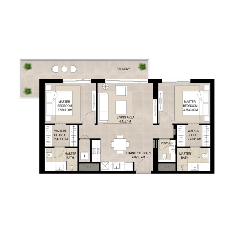 Apartments plan