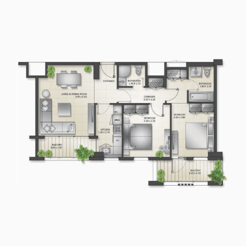 Apartments plan