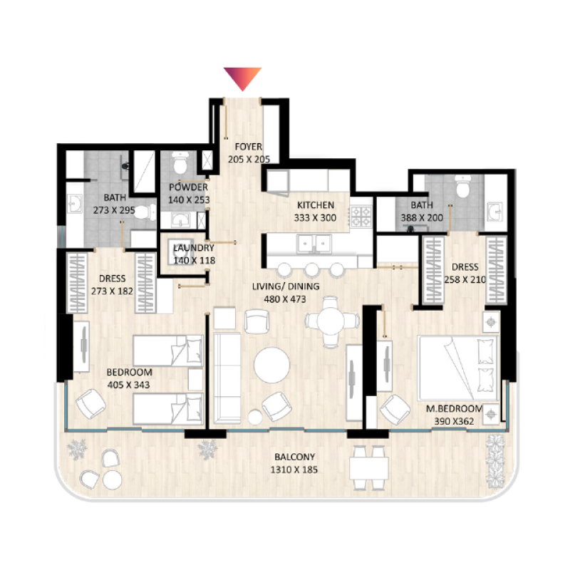 Apartments plan