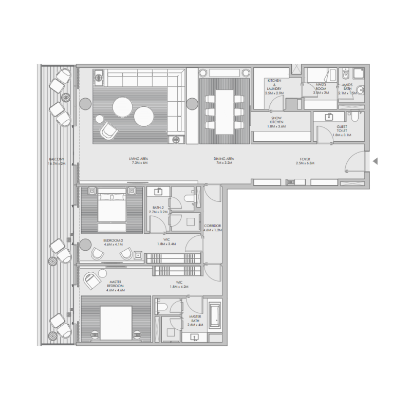 Apartments plan