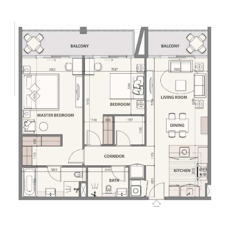 Apartments plan