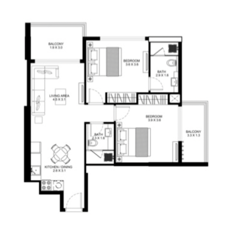 Apartments plan