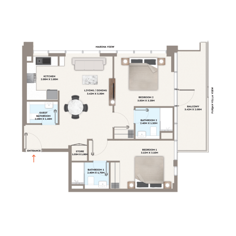 Apartments plan