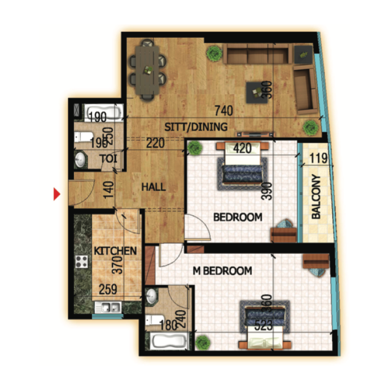 Apartments plan