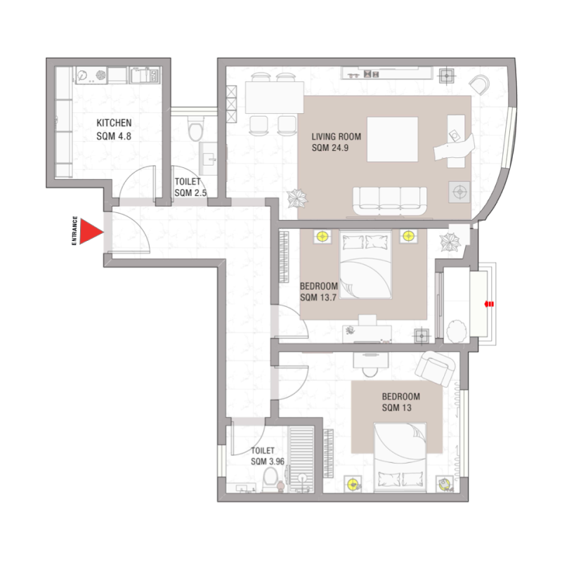 Apartments plan