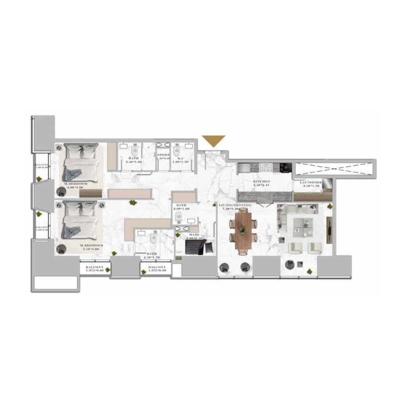 Apartments plan