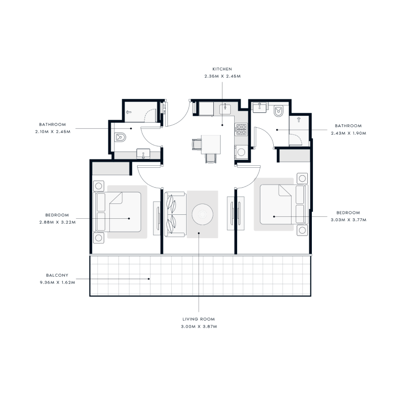 Apartments plan