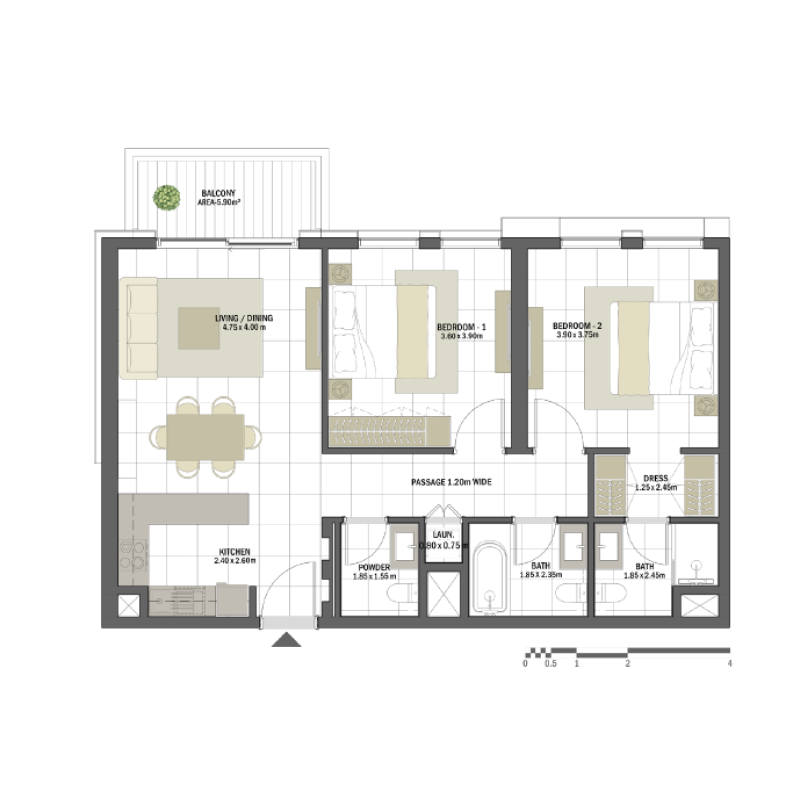 Apartments plan