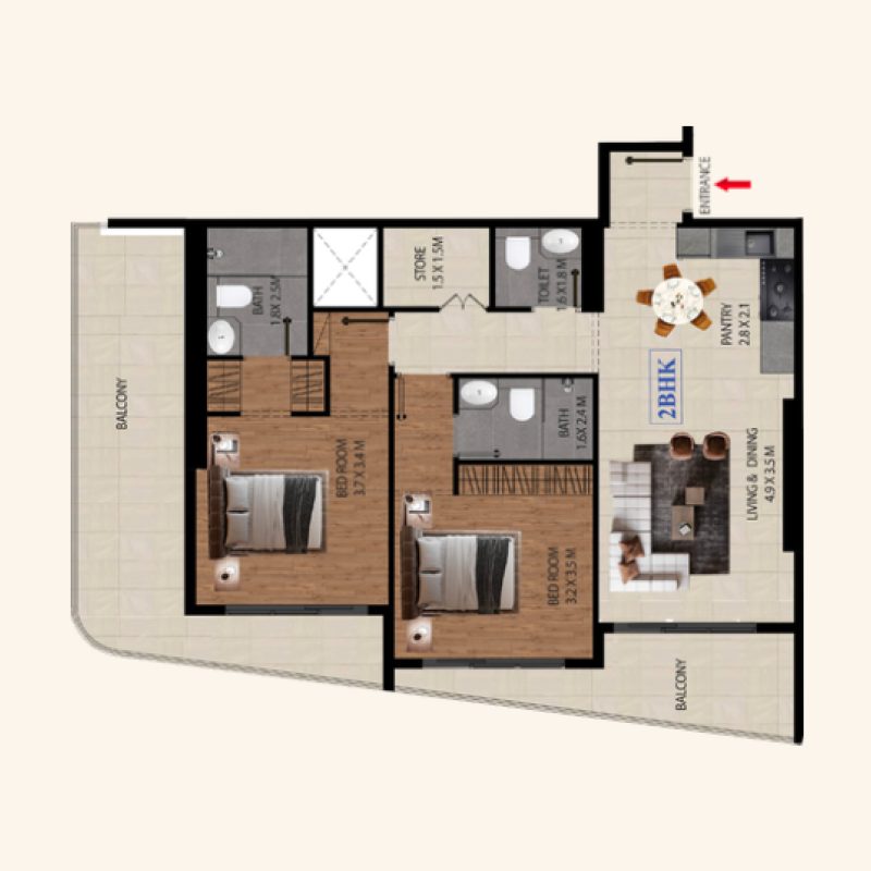 Apartments plan