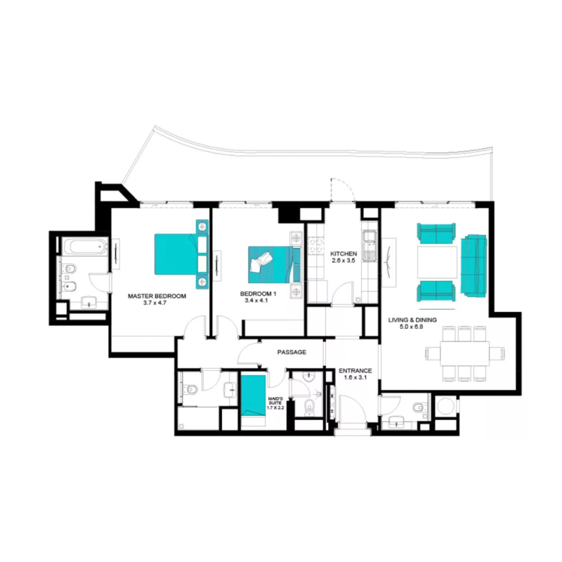 Apartments plan