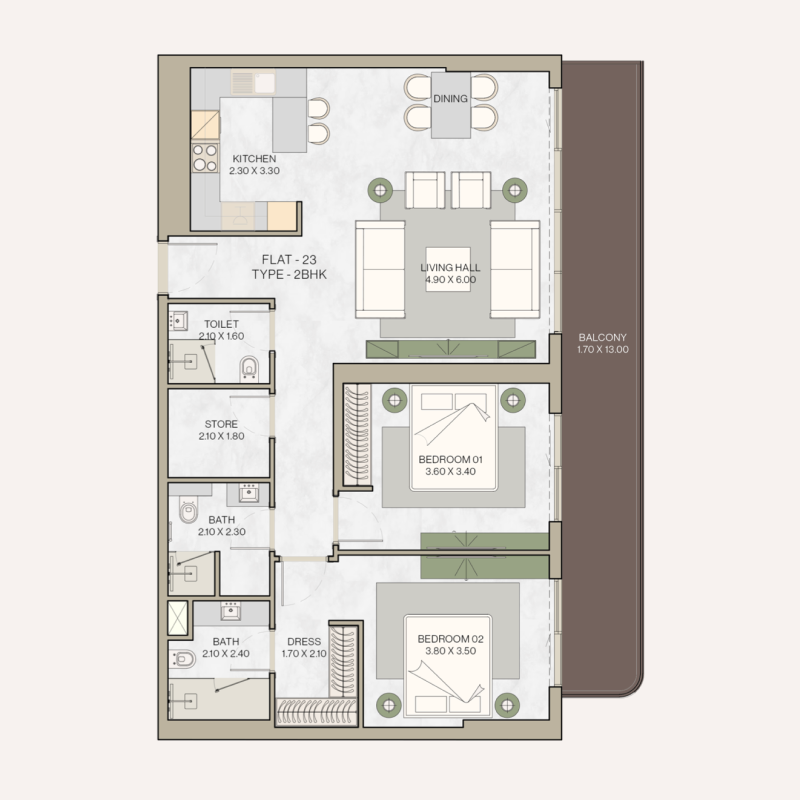 Apartments plan