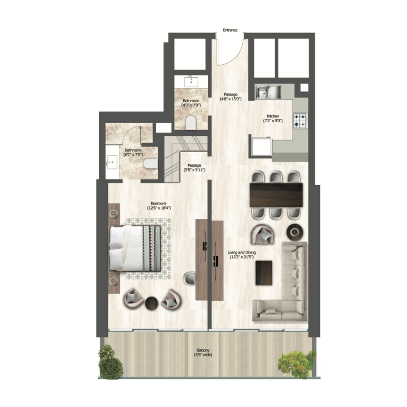 Apartments plan