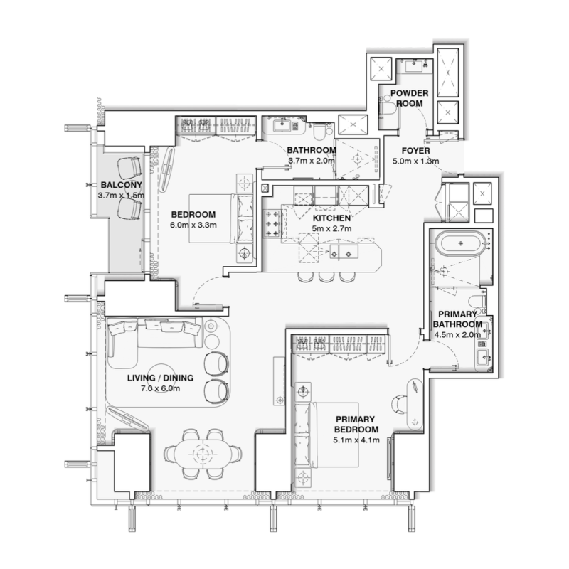 Apartments plan