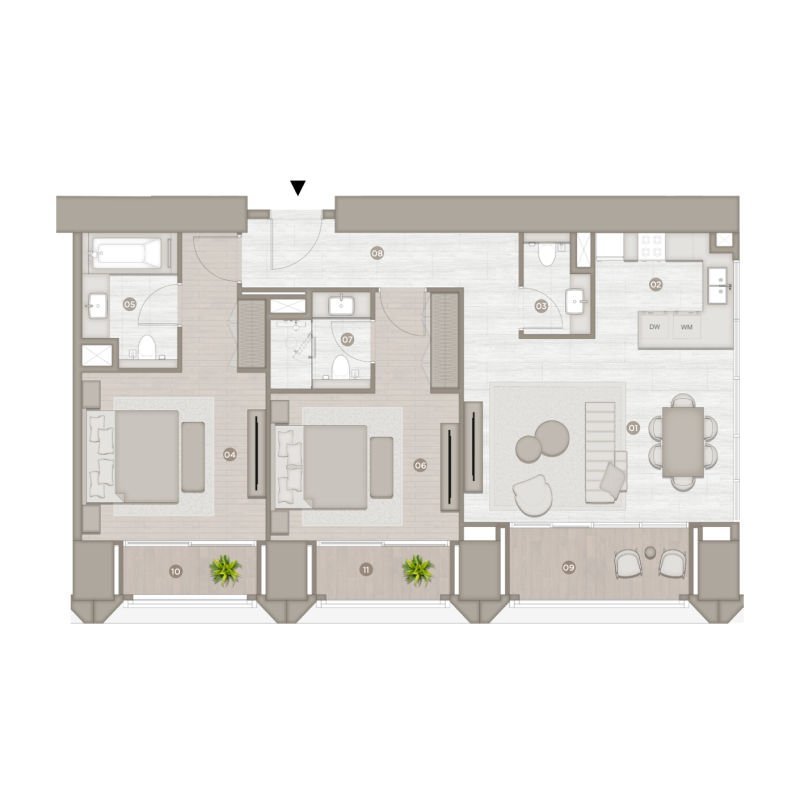 Apartments plan