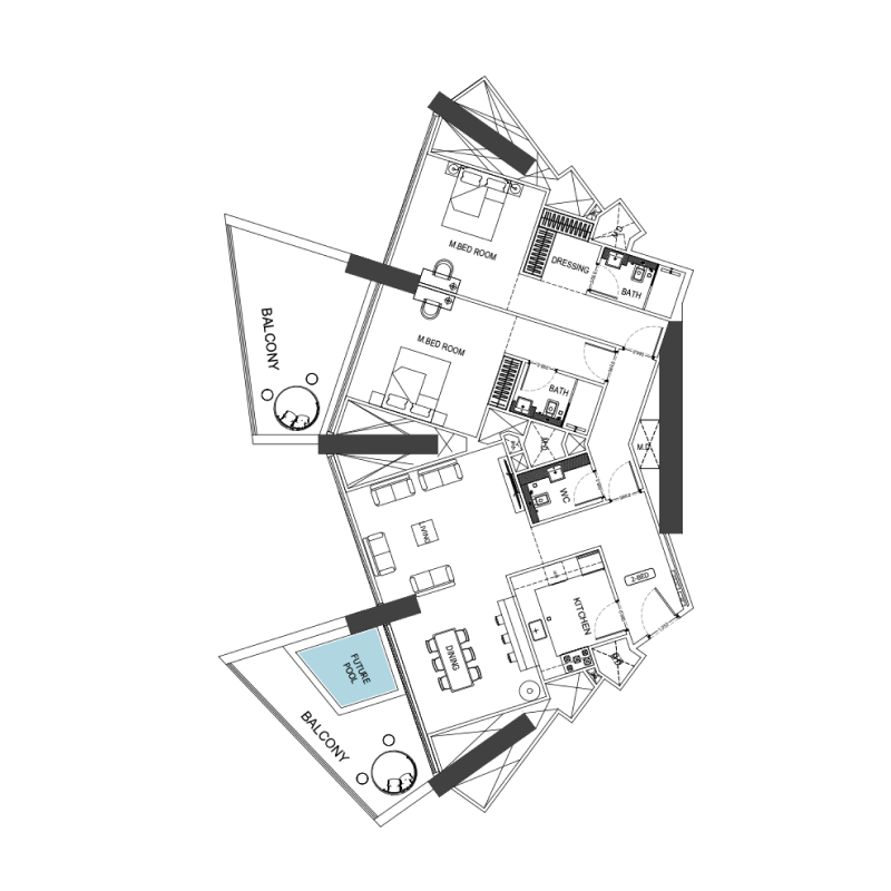 Apartments plan