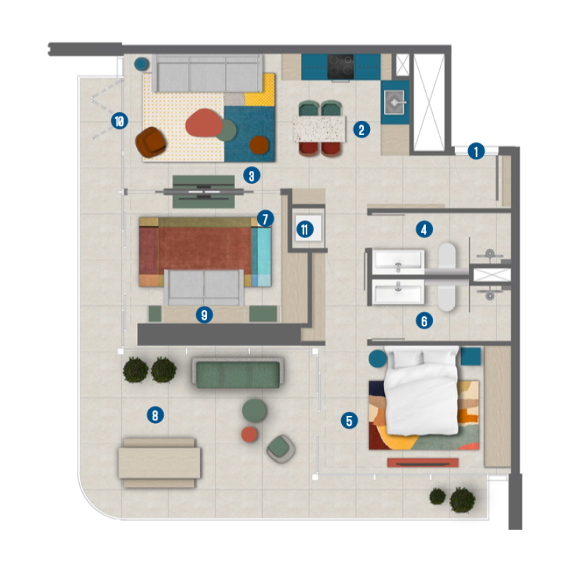 Apartments plan