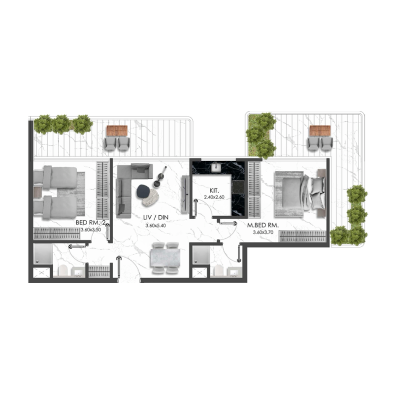 Apartments plan