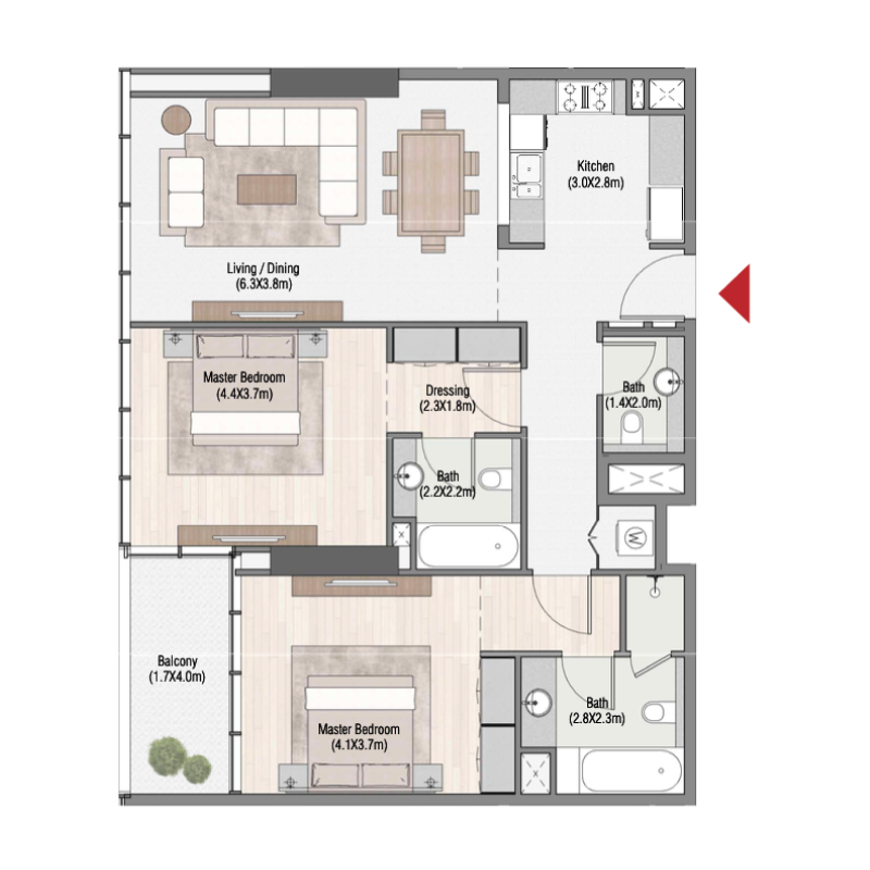 Apartments plan