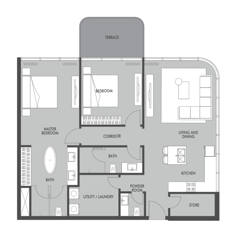 Apartments plan