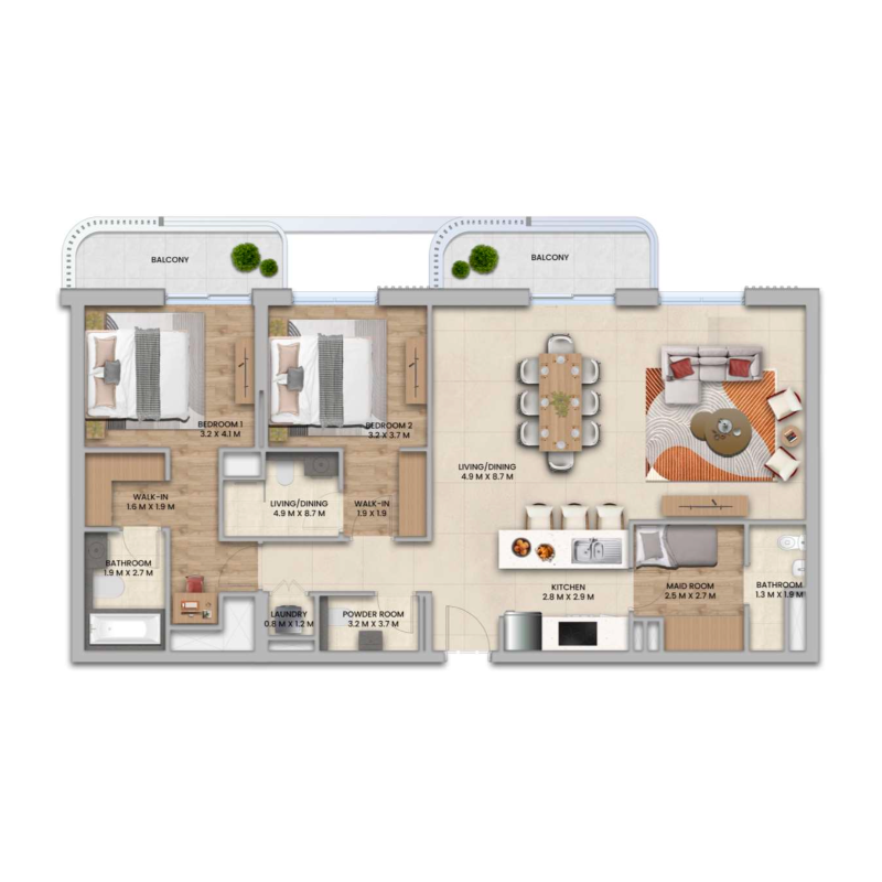Apartments plan