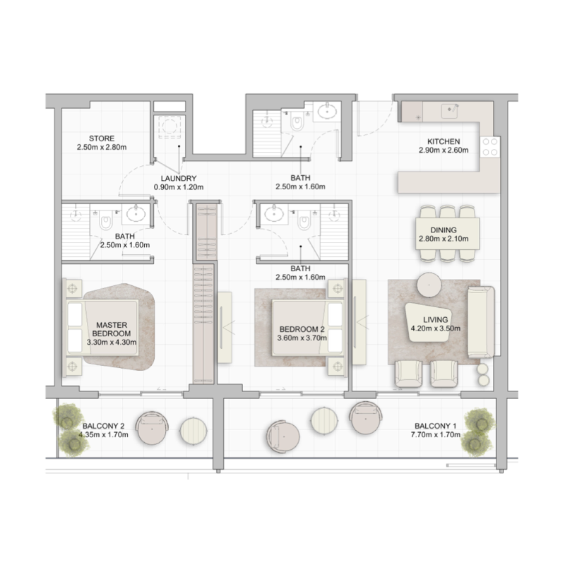 Apartments plan