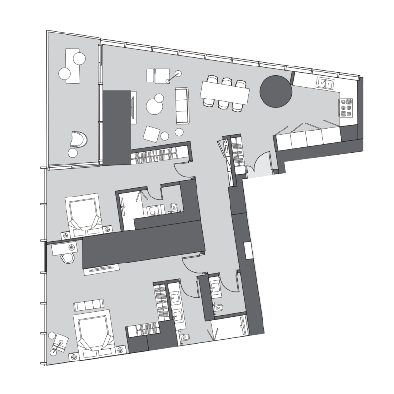 Apartments plan