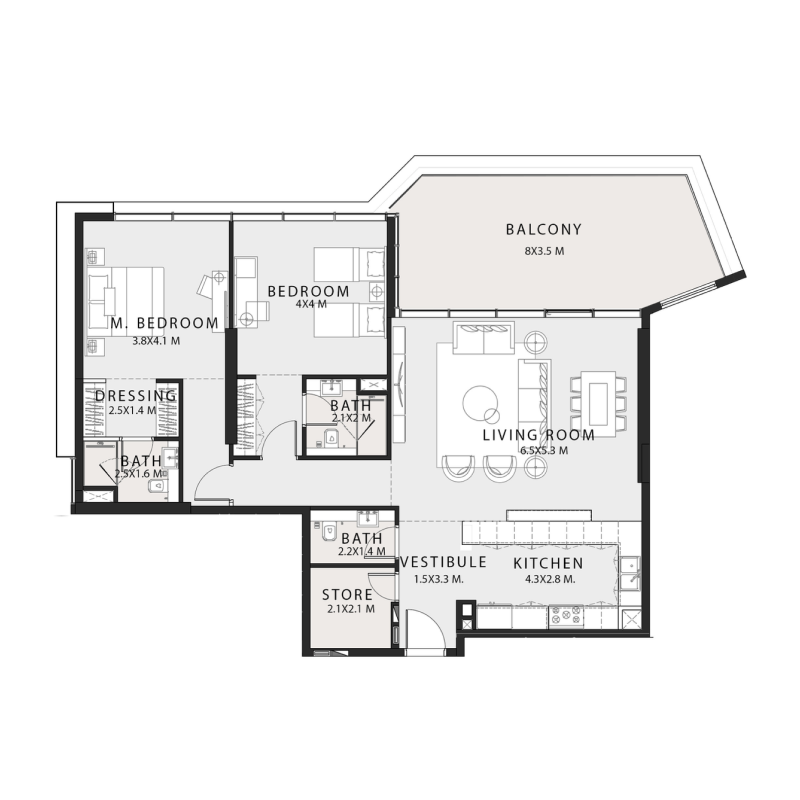 Apartments plan