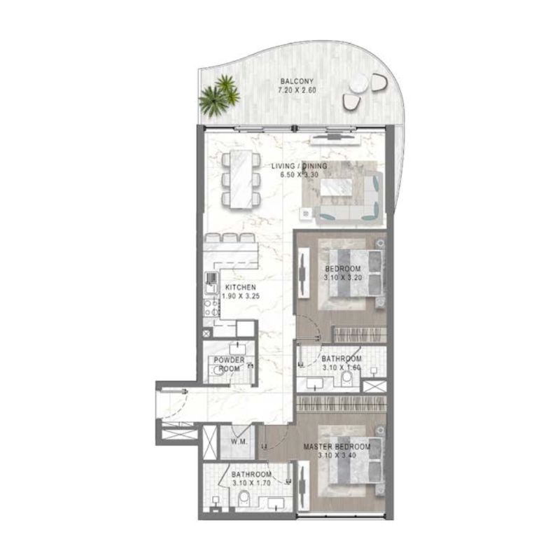 Apartments plan