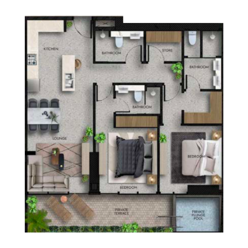 Apartments plan
