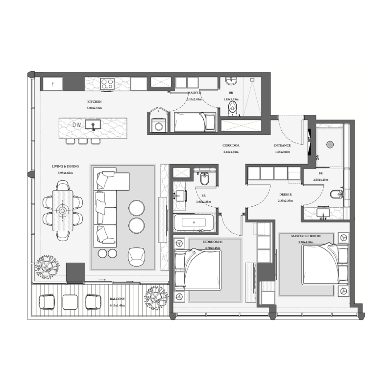 Apartments plan
