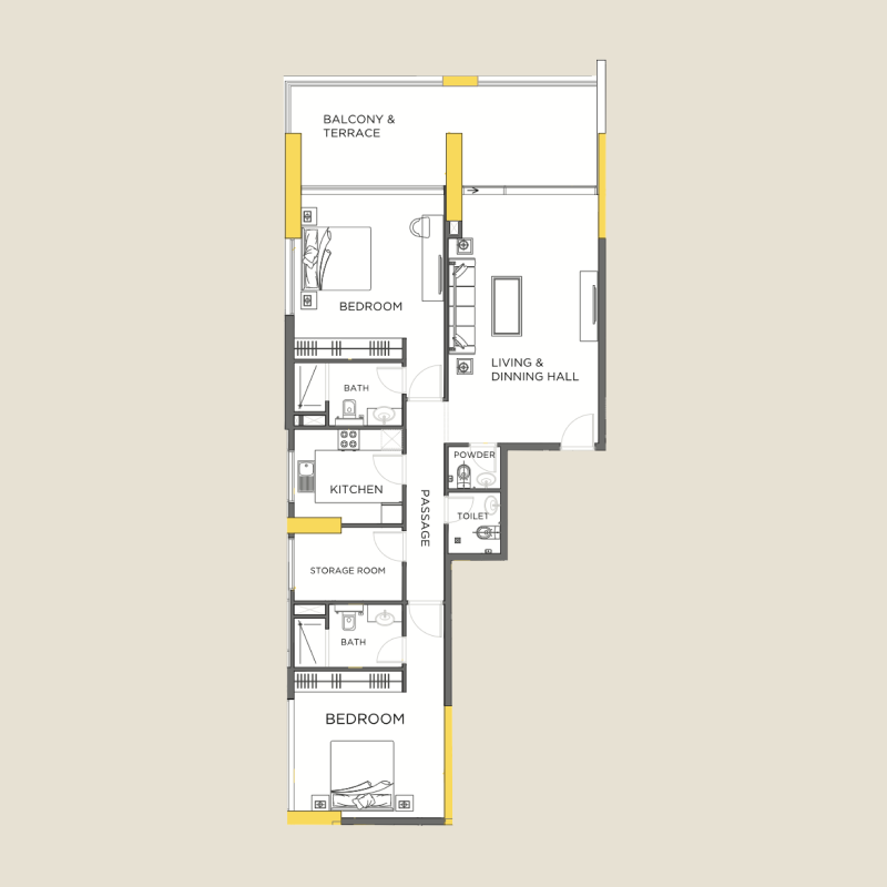 Apartments plan