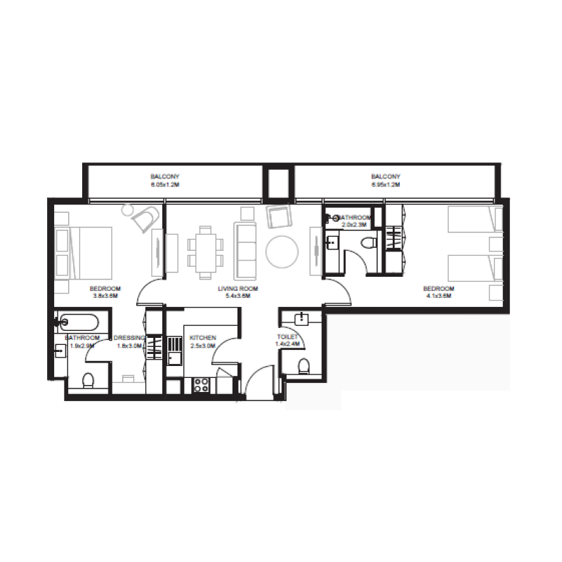 Apartments plan