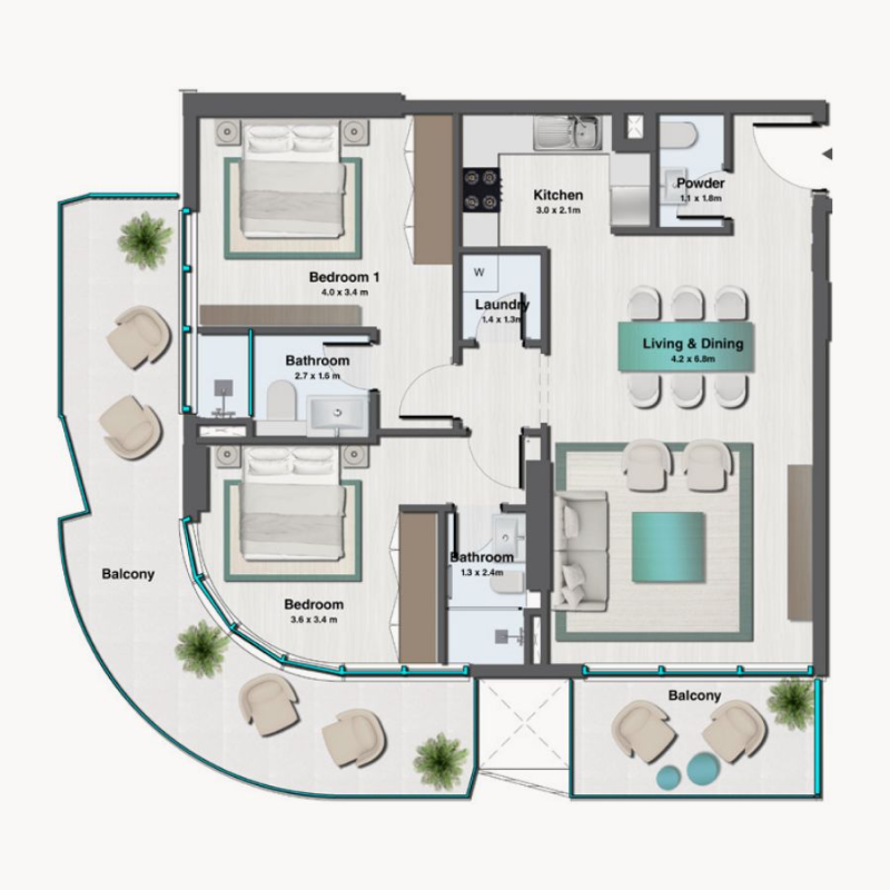 Apartments plan