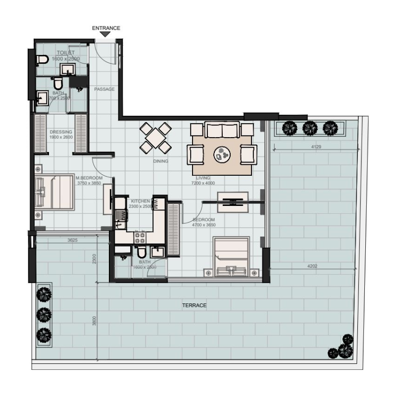 Apartments plan