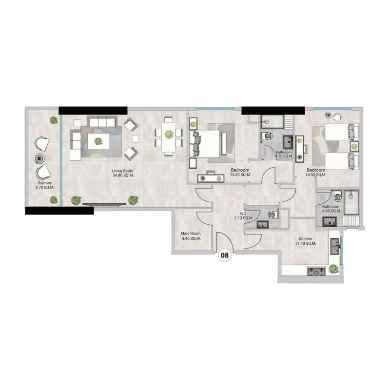 Apartments plan