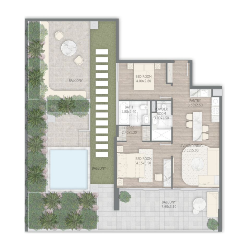Apartments plan