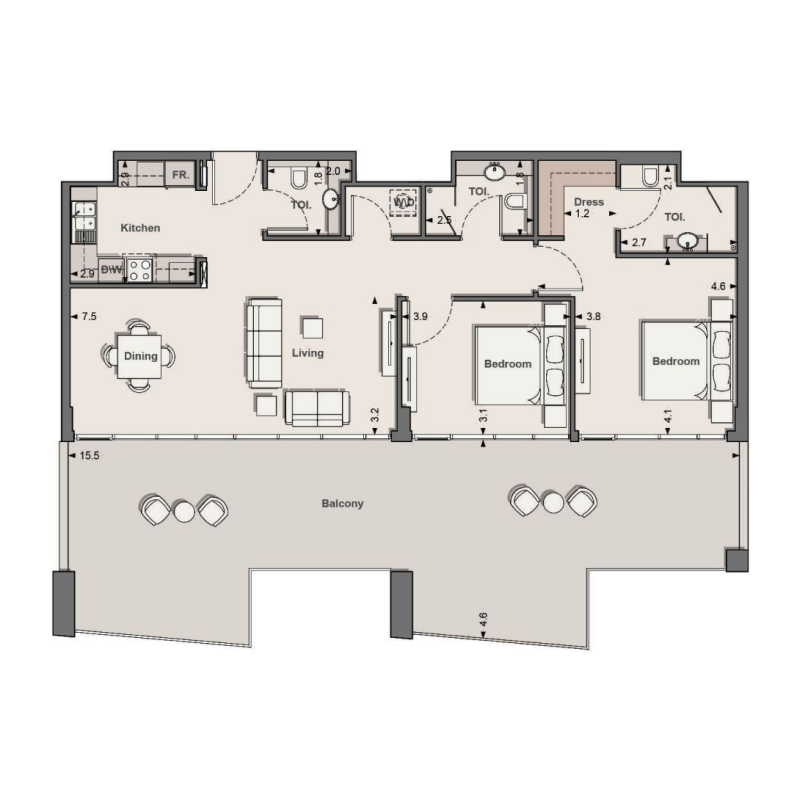 Apartments plan