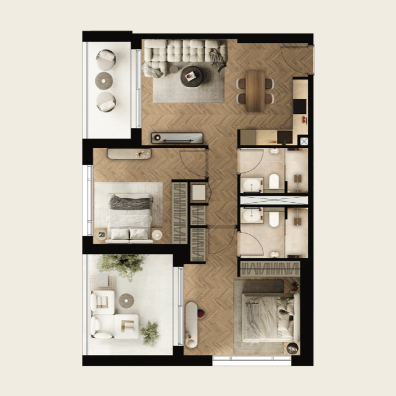 Apartments plan